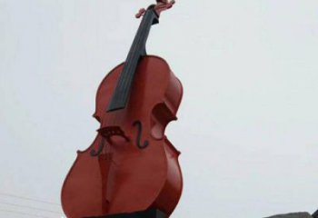 小提琴雕塑精品，小區雕塑，不銹鋼小提琴雕塑提供