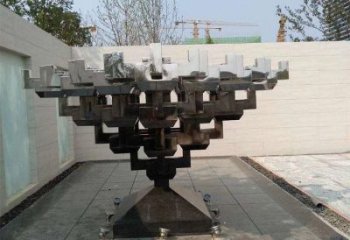 方塊雕塑供給，景觀雕塑，不銹鋼方塊雕塑選定