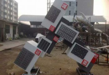 幾何體雕塑定做，多彩藝術，不銹鋼幾何體雕塑選用