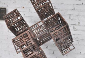 正方體雕塑承接，城市裝飾，大型不銹鋼正方體雕塑公司