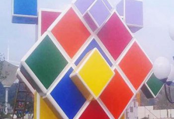 正方體雕塑優(yōu)選，陸地擺件，不銹鋼正方體雕塑供應(yīng)