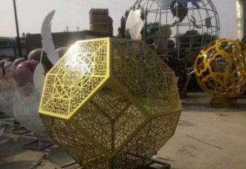 棱面球雕塑精選，室外雕塑，鏤空棱面球雕塑選定