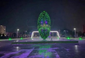 燈光球雕塑供需，多彩藝術(shù)，不銹鋼燈光球雕塑制造商