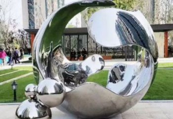 景觀球雕塑訂做，戶外雕塑，不銹鋼景觀球雕塑生產商