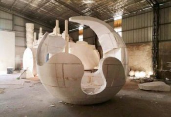 球形雕塑提供，戶外雕塑，不銹鋼球形雕塑生產