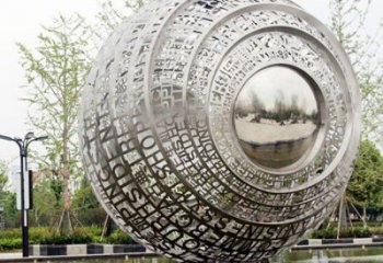 鏤空球雕塑標準，中式工藝，景區異形鏤空球雕塑精選