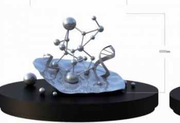 原子球雕塑廠家，街景小品，不銹鋼原子球雕塑優(yōu)價(jià)