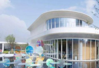 原子球雕塑定做，美陳雕塑，不銹鋼原子球雕塑廠家