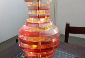 花瓶雕塑工程選用，美陳雕塑，異形花瓶雕塑展示專供