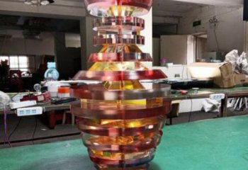 花瓶雕塑供求，白鋼構件，異形花瓶雕塑觀賞型