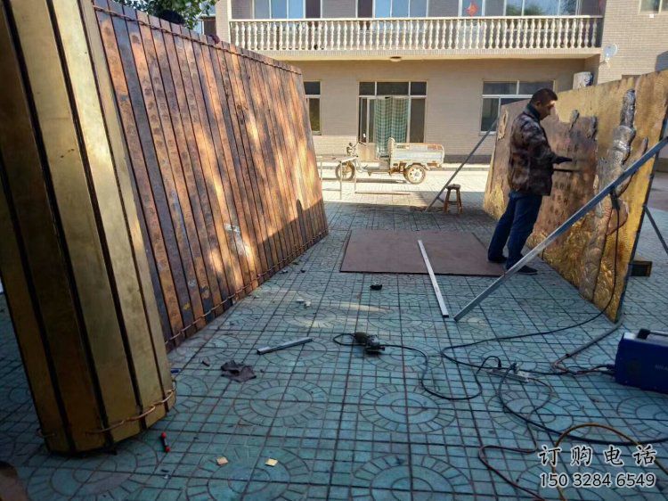 售樓部書卷雕塑，噴砂發光雕塑，烤漆題材