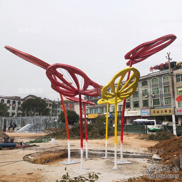 戶外遮陽樹雕塑通用，多彩藝術，不銹鋼遮陽樹雕塑供應