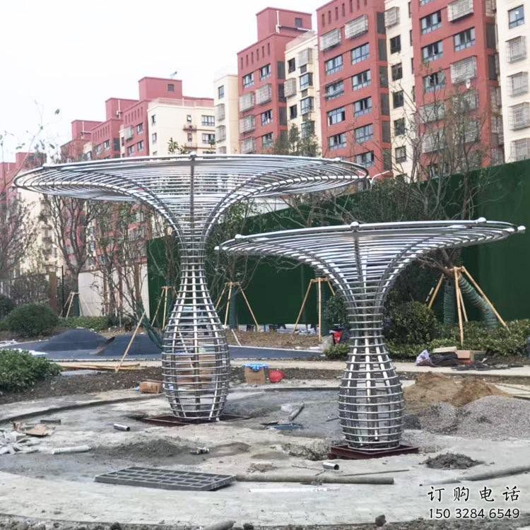 遮陽(yáng)樹(shù)雕塑供應(yīng)，城區(qū)小品，鏤空遮陽(yáng)樹(shù)雕塑制造商