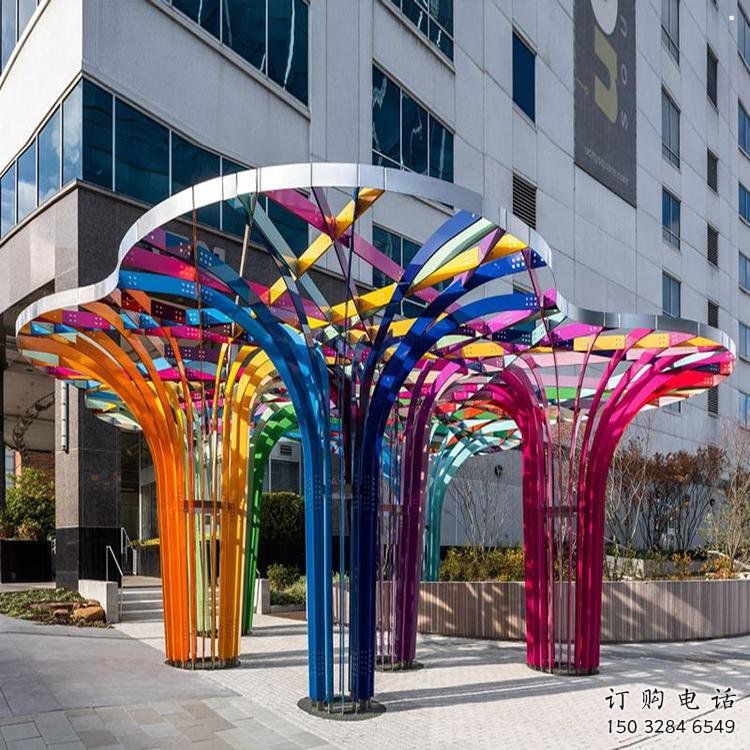 燈光樹雕塑服務商，美陳雕塑，燈光蘑菇樹雕塑精選