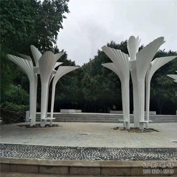 傘樹雕塑精選，街道標(biāo)識，景觀鏤空傘樹雕塑指用