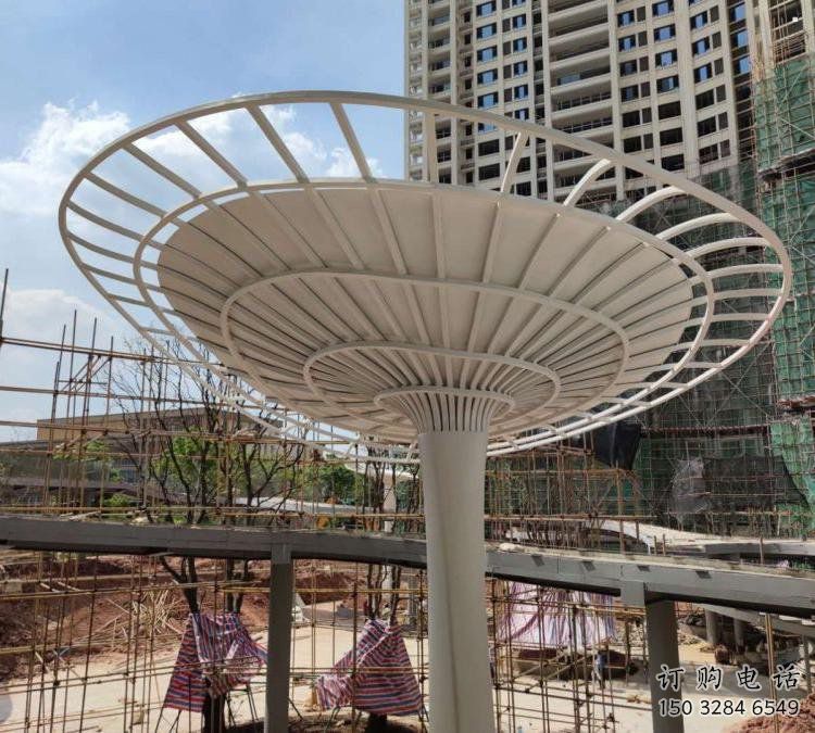 傘樹雕塑批發，美陳雕塑，主題鏤空傘樹雕塑標準