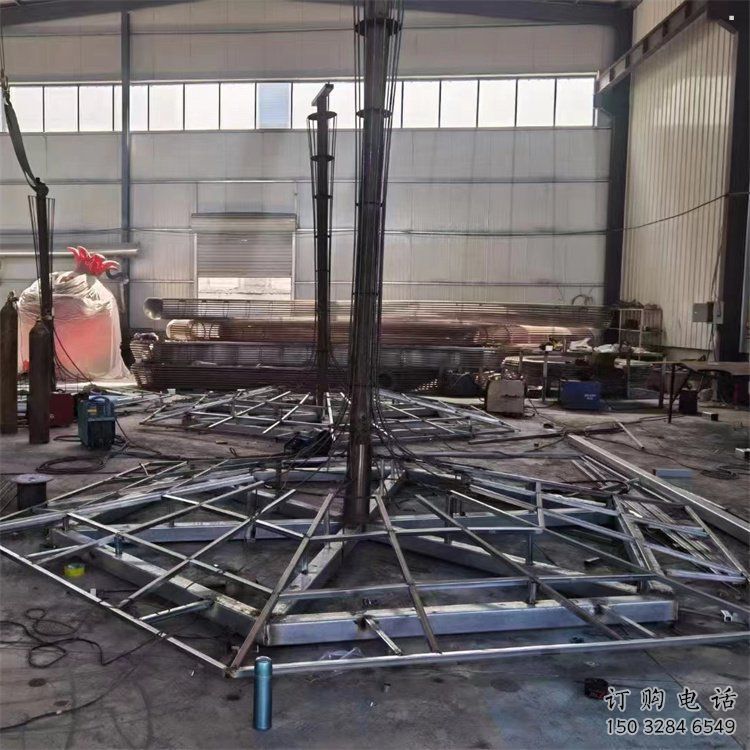 芭蕉葉雕塑選定，拉絲工藝，不銹鋼芭蕉葉雕塑預定