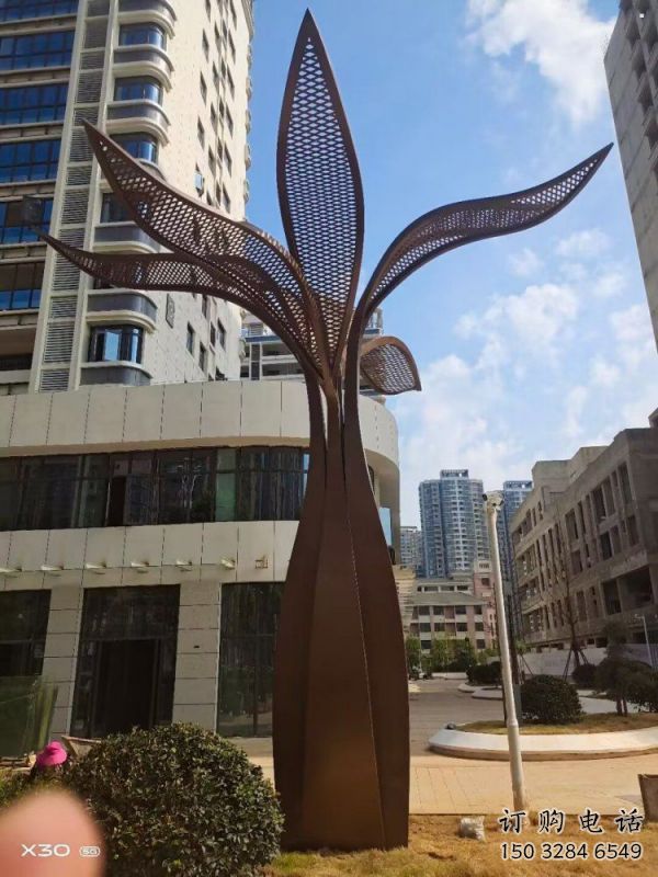 仿真樹(shù)葉雕塑選用，鍛造工藝，彩繪仿真樹(shù)葉雕塑標(biāo)準(zhǔn)
