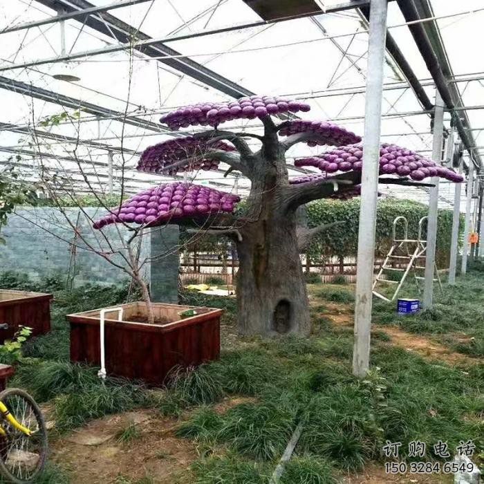 仿真樹雕塑服務(wù)商，公園小品，玻璃鋼仿真樹雕塑制作