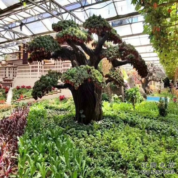 仿真樹雕塑選定，植物雕塑，玻璃鋼仿真樹雕塑常用