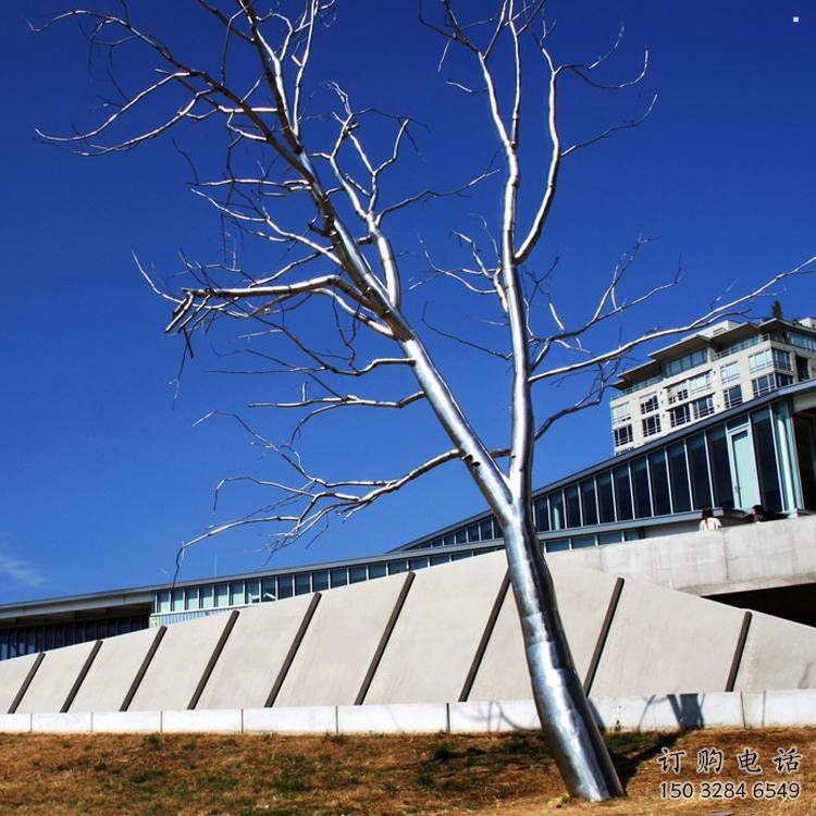 樹干雕塑定做，公園小品，不銹鋼樹干雕塑點(diǎn)擊