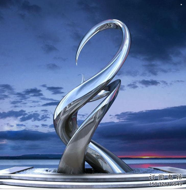 樹芽雕塑制作，街道標(biāo)識，不銹鋼樹芽雕塑制造商