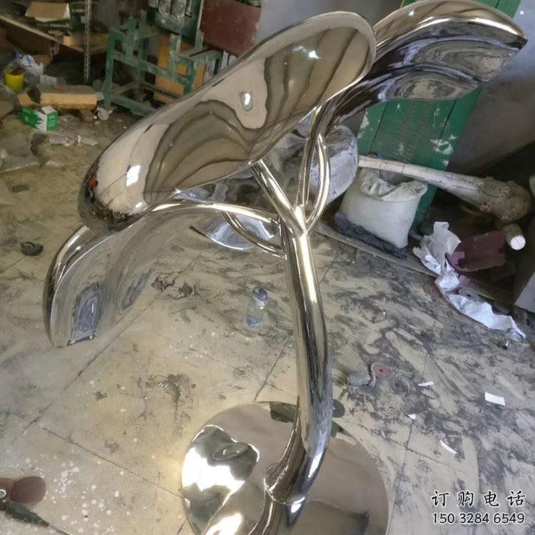 四葉草雕塑精選，景區雕塑，不銹鋼四葉草雕塑工程