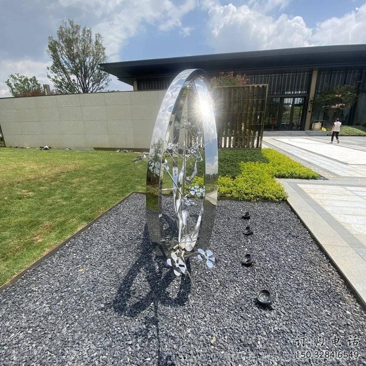 圓環(huán)樹雕塑標(biāo)準(zhǔn)，戶外雕塑，不銹鋼圓環(huán)樹雕塑選定