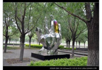 手掌雕塑訂做，景區(qū)案例，藝術(shù)不銹鋼手掌雕塑定制
