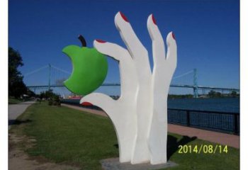 手掌雕塑特供，美陳雕塑，制造不銹鋼手掌雕塑優(yōu)選