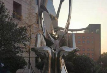 雙手雕塑廠家，水景雕塑，別墅不銹鋼雙手雕塑制作