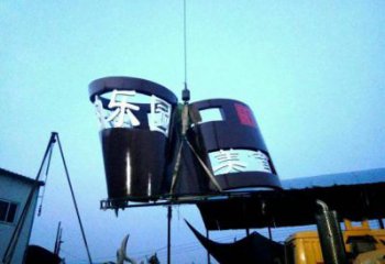 書籍雕塑擺件供需，彩鋼制作，大型書籍雕塑公司展品