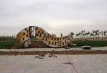 景觀館書卷雕塑，鍍銅景觀雕塑，鍍銅工藝