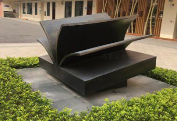 銅書本雕塑工程生產商，地標擺件，銅書本雕塑生產廠家
