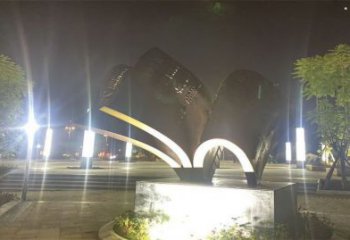 銅書籍雕塑指用，小區擺件，銅書籍雕塑制作廠家