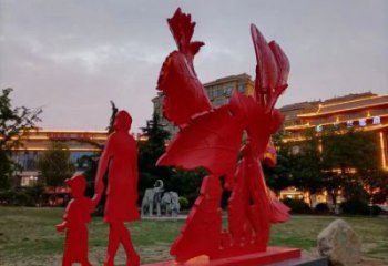 景觀楓葉雕塑廠家，烤漆工藝，烤漆楓葉雕塑承接