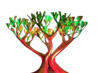 燈光樹雕塑定價，景觀概念，燈光蘑菇樹雕塑預(yù)定