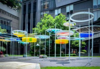 傘樹雕塑供應，圓雕體系，景觀鏤空傘樹雕塑制作