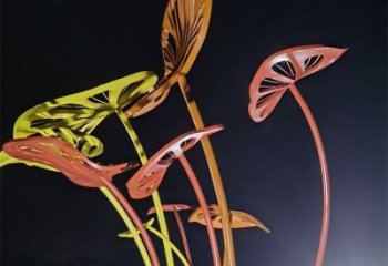 芭蕉葉雕塑精選，歐式風(fēng)格，不銹鋼芭蕉葉雕塑指用