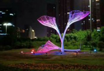 燈光樹葉雕塑廠，公園小品，燈光樹葉雕塑生產(chǎn)商