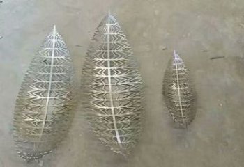 鏤空樹葉雕塑生產，街道標識，鏡面鏤空樹葉雕塑供應
