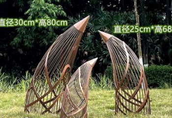 鏤空竹筍雕塑批發(fā),廣場系列,不銹鋼竹筍雕塑優(yōu)選