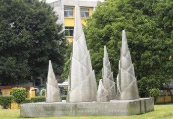 竹筍雕塑承接,景觀雕塑,不銹鋼竹筍雕塑廠家優(yōu)價