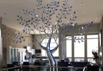 風鈴樹雕塑優(yōu)價，小區(qū)擺件，不銹鋼風鈴樹雕塑精選