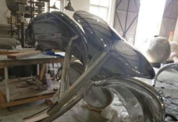 四葉草雕塑精選，公園小品，不銹鋼四葉草雕塑廠家