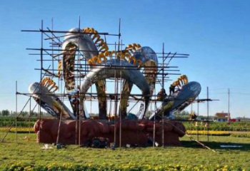 四葉草雕塑精選，室外雕塑，不銹鋼四葉草雕塑選定