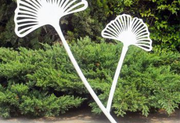 銀杏葉雕塑生產(chǎn),街頭雕塑,不銹鋼銀杏葉雕塑供需