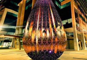 商業(yè)街水珠雕塑