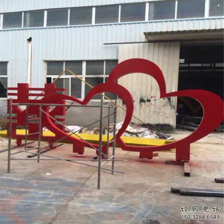 love雕塑制作專供，園林裝飾，建筑不銹鋼love雕塑廠家
