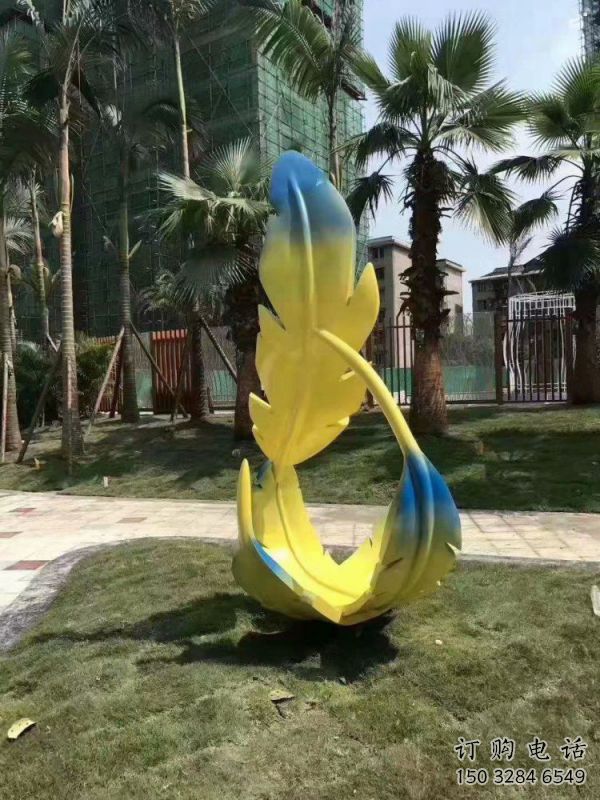 風(fēng)景區(qū)羽毛雕塑